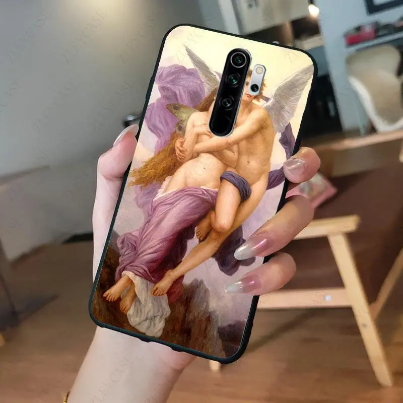 Art Painting The Birth Of Venus Phone Case for redmi note8pro note7 note5 note6pro 7 7A 8 8A Note8T Note9 note9s note9pro Cover xiaomi leather case handle Cases For Xiaomi