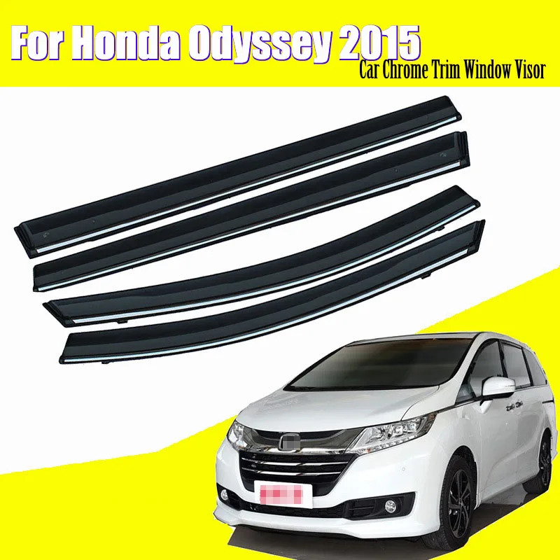 Для Honda Odyssey, автомобильный солнцезащитный козырек, защита от дождя, вентиляционные аксессуары, 4 шт