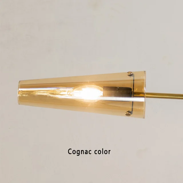 Cognac color Современные подвесные потолочные светильники стеклянный абажур E14 подвесные светильники для ресторана кухни спальни освещение - Цвет корпуса: Cognac color