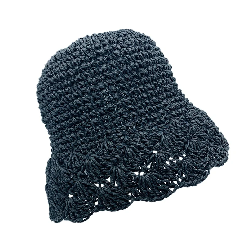 

Lady Folding Nylon Straw Plaiting Beach Cap Outdoor Headwear Accessories 2020 Sun Hat Wide Brim Bowknot Decorative Sunshade