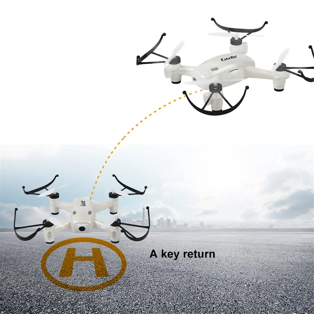 L8HW мини селфи RC Квадрокоптер Дрон с Wi-Fi FPV Дрон 720P камера удержание высоты Безголовый режим 360 переворачивает две батареи RTF