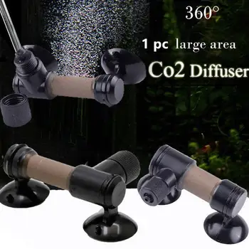 

Brand New And High Quality Practical Fish Tank Plastic CO2 Dual Diffuser Tessellator Atomizer Suction Aquarium H3V4
