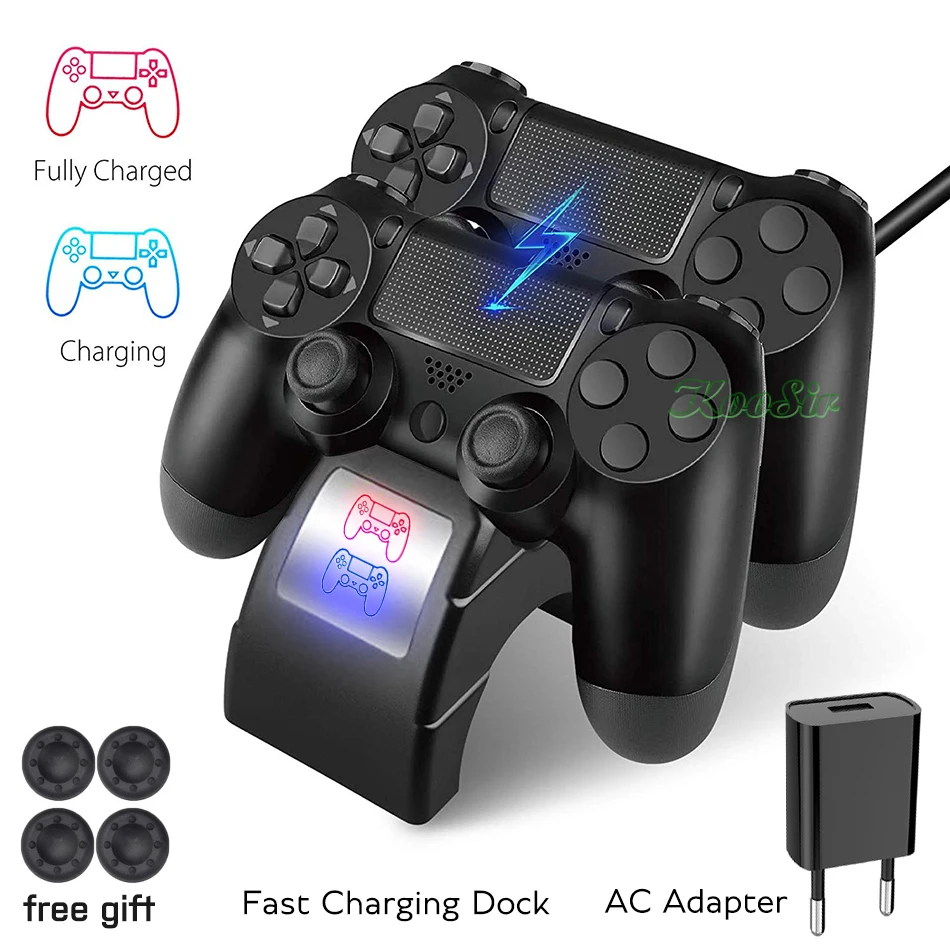 PS4 SLIM Pro беспроводной контроллер двойной USB зарядная док-станция PS 4 Джойстик