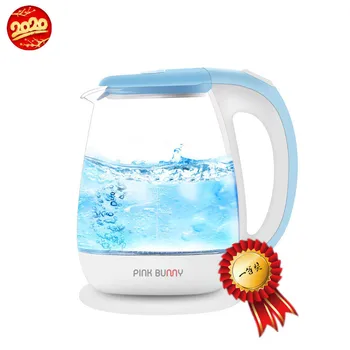 

Glass Kettle Transparent Blue Light Tea / Coffee Pot Small Household Kettle Kettle Automatic Power Off