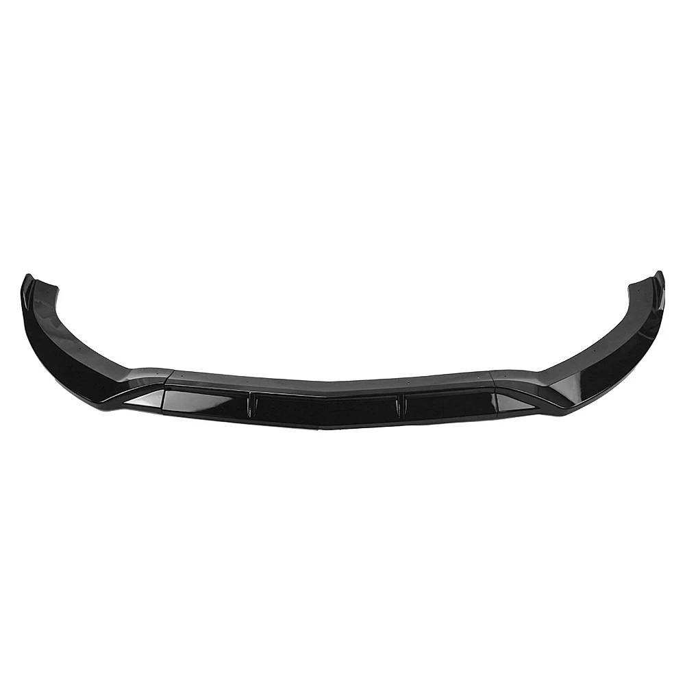 Front Spoiler Bumper Lip for Mercedes-Benz C-Class W205 Sport 2015- C180 C200 C300 Gloss Black Lower Body Splitter car bumper spoiler bumper lip bumper lip decoration