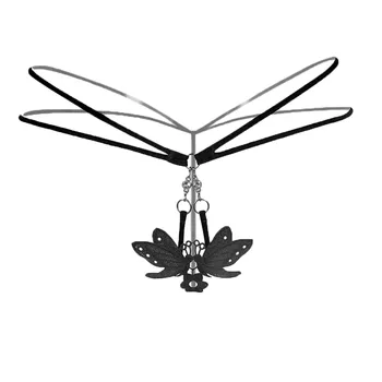 

1 PC Sexy Women Summer Lingerie G-string Embroidery Tassel Thongs Panties Transparent Underwear Panties Knickers Briefs