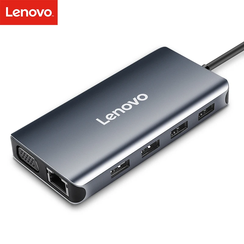  Lenovo type-c docking adapter HDMI/VGA/ gigabit port adapter cable interface converter computer ext