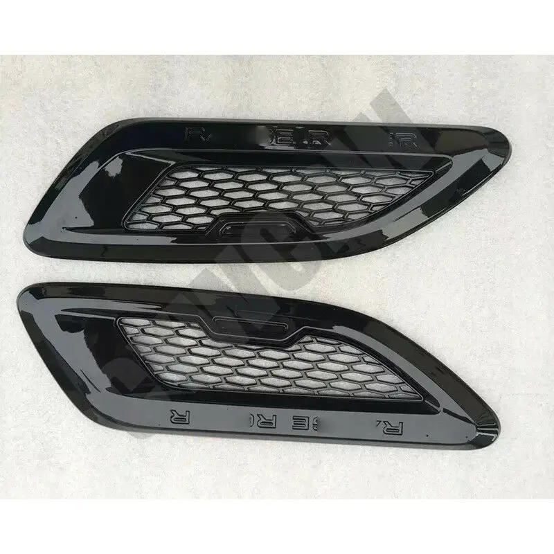 For Land Rover Range Rover Evoque 2004 High quality Hood Vent Black Grilles Cover Trim