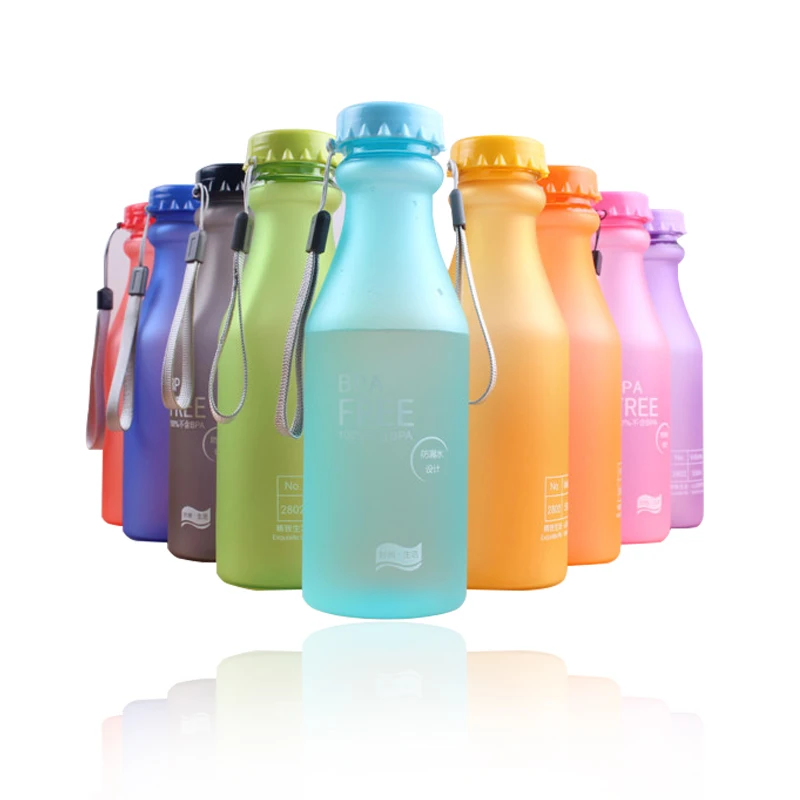 550ml Bap Free Water Bottle Unbreakable Frosted Sport Kettle Drinking
