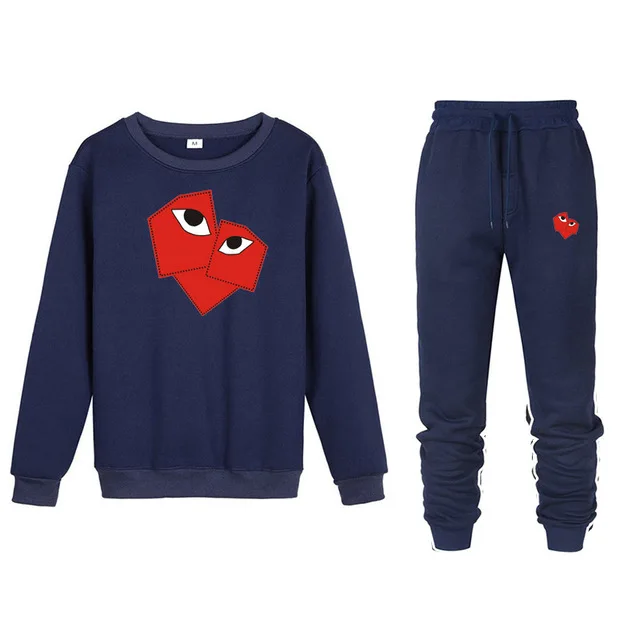 7 new autumn and winter sweatshirt suit trend sudades hombre running clothes funny brand men and women round neck sweatshirt - Цвет: 7