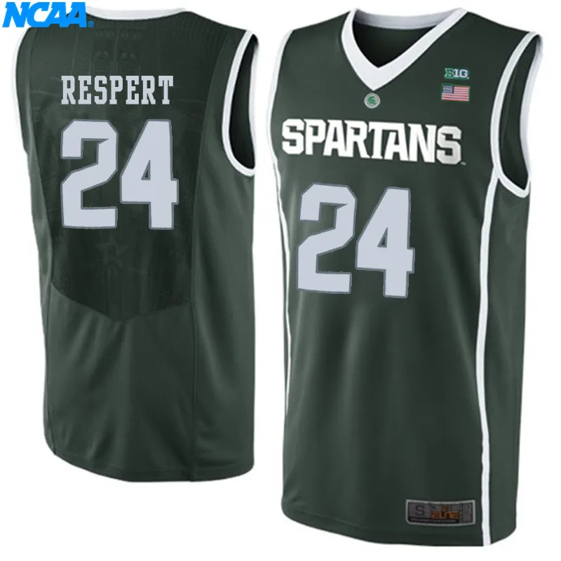 Новое поступление высокое качество LSU белый#40 Michigan State NAIRN JR.#11 футболки для колледжа Ограниченная серия трикотажных S-XXXL