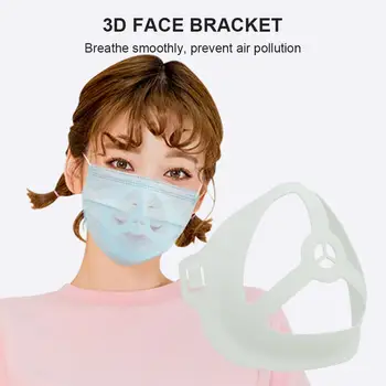 

Unisex 10PCS Reusable Dustproof 3D Mask Bracket High Quality Mask Accessories Prevent Mirror Fogging Breathe More Smoothly