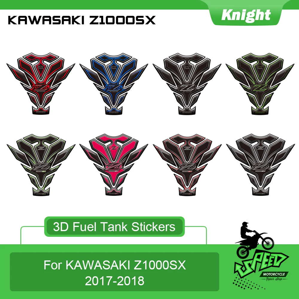

Motorcycle 3D Gel Protective Sticker Fishbone Fuel Tank Pad Protective Sticker Applicable for Kawasaki Z1000SX z1000sx 2017 2018