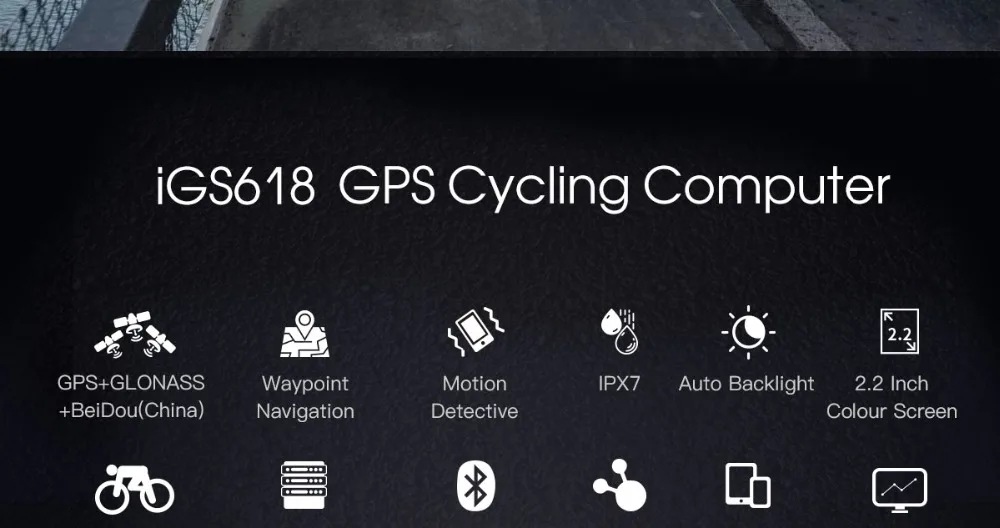 IGPSPORT велосипедный беспроводной компьютер ANT+ велосипедный измеритель скорости IGS618 велосипедный датчик частоты сердечных сокращений, датчик частоты вращения, компьютерные аксессуары