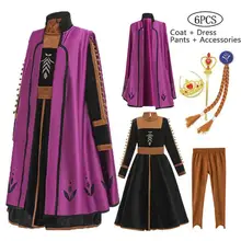 Новая Анна эльзы платье для девочек;нарядное платье для девочки; новогодний костюм для девочки;детские платья Детские платья для девочек бант пайетками пышное платье принцессы; детские платья 2,3,6,7,8,9,10,11,12 лет