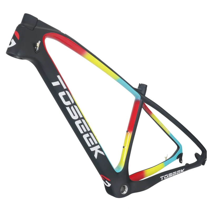 Toseek MTB рама для горного велосипеда 26 27,5 er* 15 17 19 дюймов Полностью углеродная подвеска T800 высокоуглеродное волокно детали для рамы велосипеда