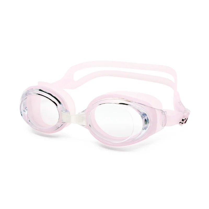 Для взрослых мужчин и женщин HD плоский светильник, силиконовые плавательные очки, противотуманные, водонепроницаемая оправа, для бассейна, спортивные очки, водонепроницаемые очки - Цвет: P