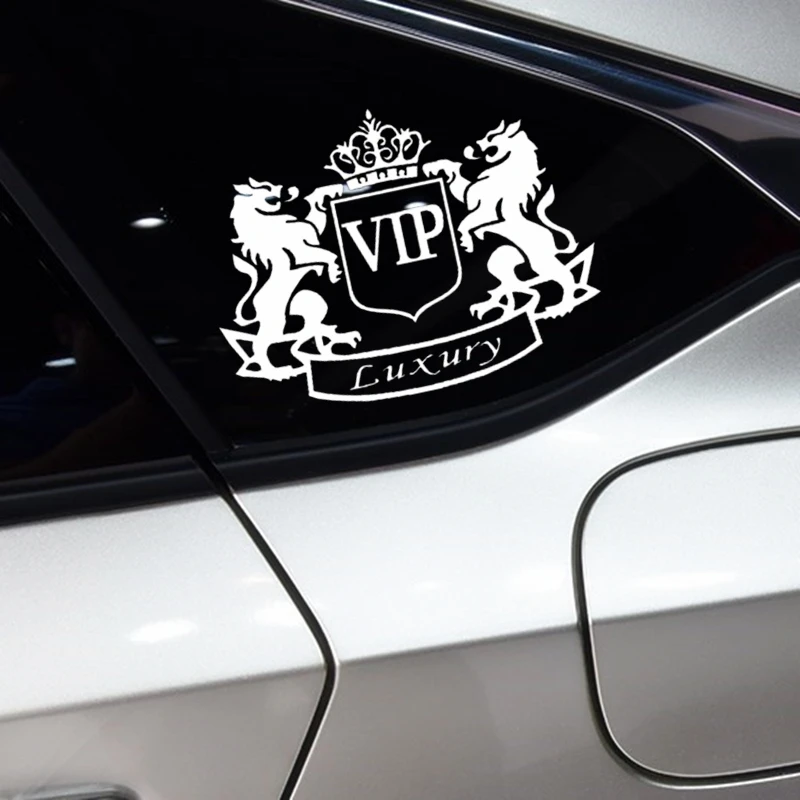 Корона VIP роскошные королевские Львы автомобильные наклейки Креативные