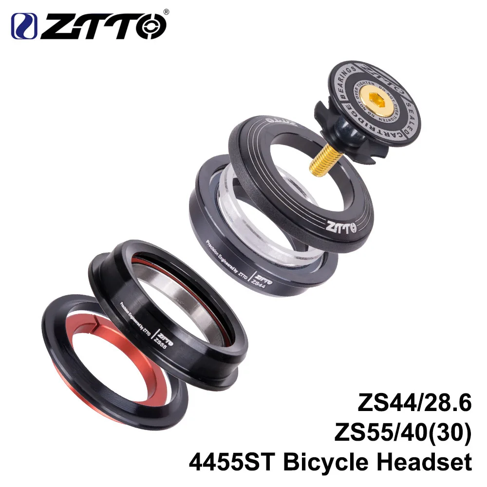 ZTTOMTB гарнитура ZS44 ZS55 коническая прямая универсальная 1 5 дюйма 28 6 мм шоссейный