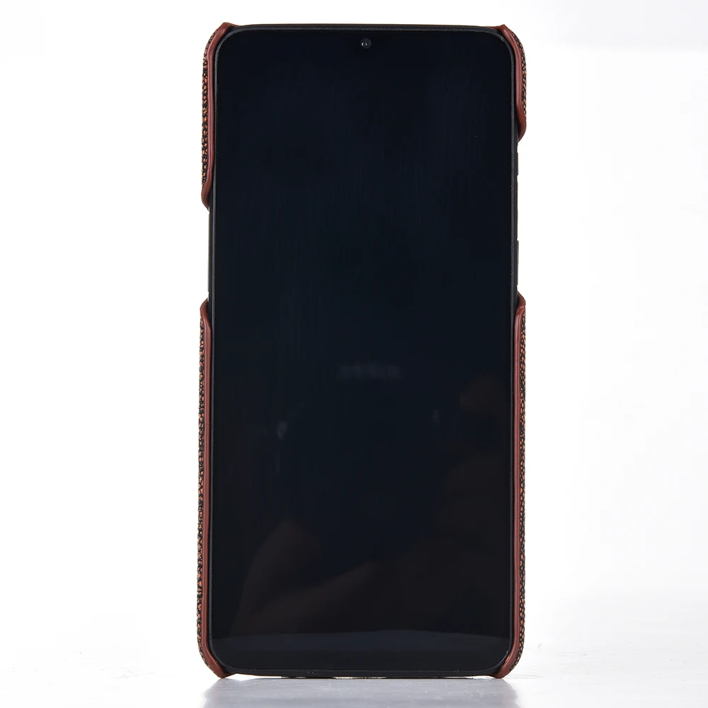 Страусиные ноги натуральная кожа Жесткий чехол для телефона для huawei Y9 Prime Y6 Y5 P Smart Z сотовый Чехол для телефона