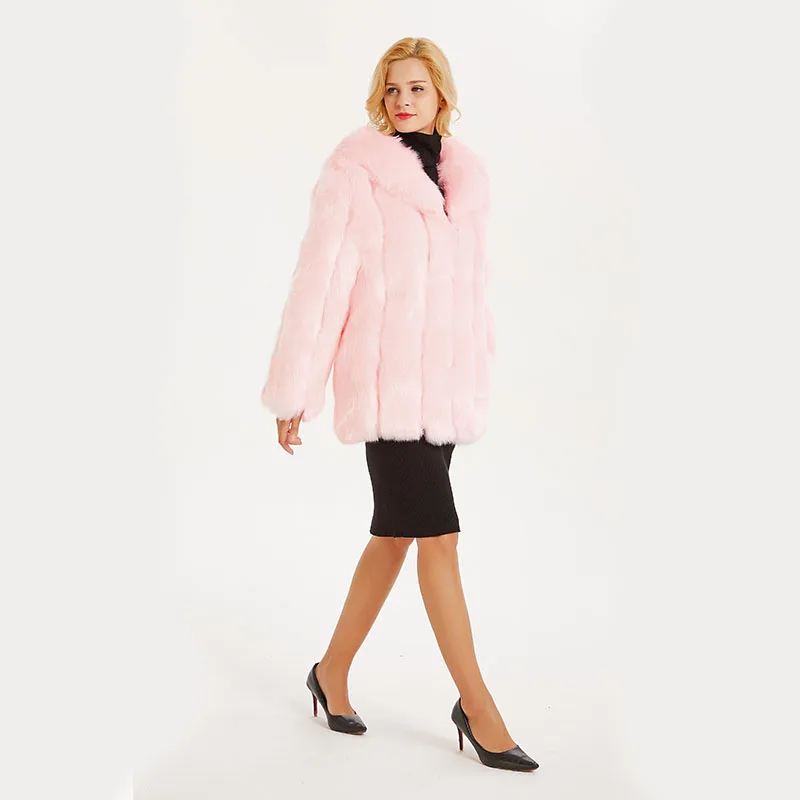 NEEDBO пальто из искусственного меха женская куртка-Тедди уличная осенне-зимняя теплая меховая куртка верхняя одежда женская меховая пушистая куртка