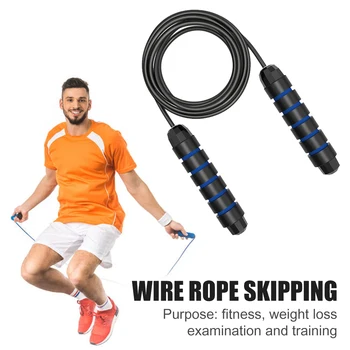 

Weight-bearing Fitness Skipping Rope Without Winding With Ball Bearing Fast Jump Rope Foam Grip Skipping Rope Fitness Equipment