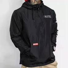 Muscle Brother осень и зима Спортивный Повседневный плащ куртка мужская Тонкая Водонепроницаемая ветровка с капюшоном с длинным рукавом пальто для верховой езды