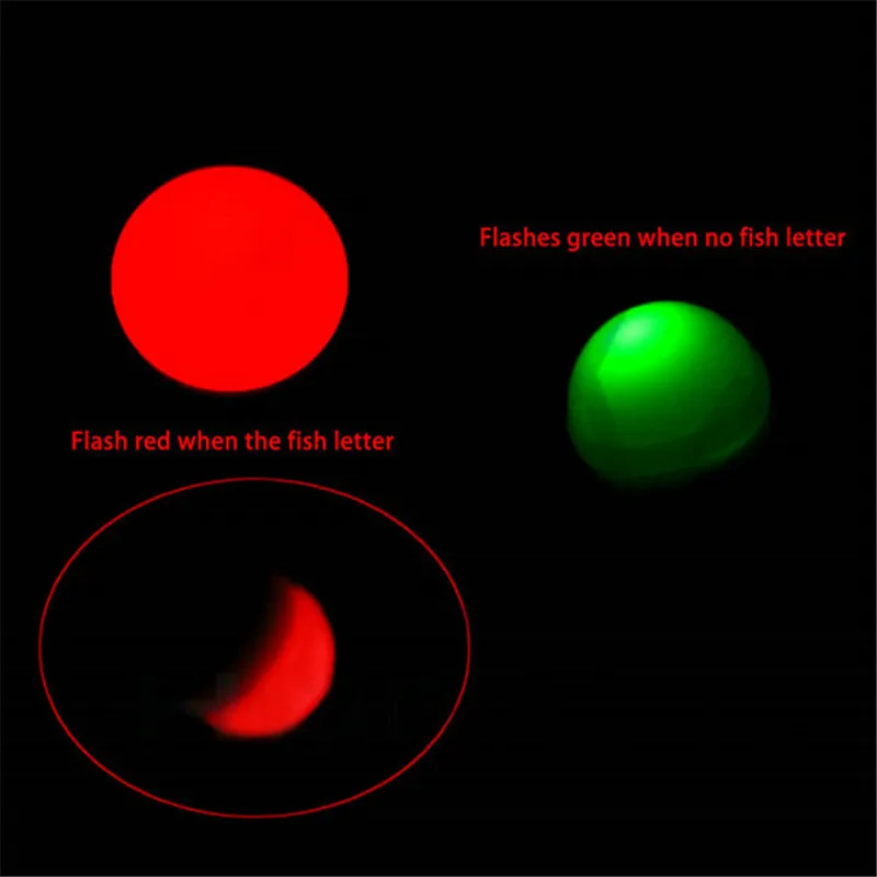 

1Pc Strike Alert Night Fishing LED Rod Tip Clip on Fish Bite Alarm Light Electronic Fishing Alarm with Rod Adapter Yan