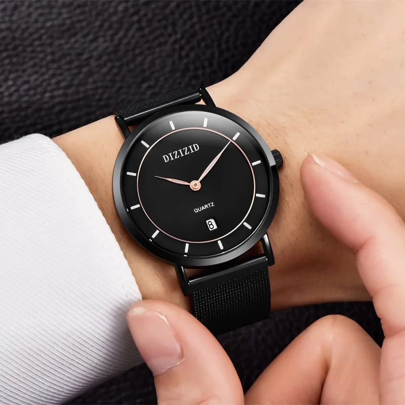 

DIZIZID Business Men's Watch Casual Quartz Watch Special Watch Ultra-thin watch Luminous watch