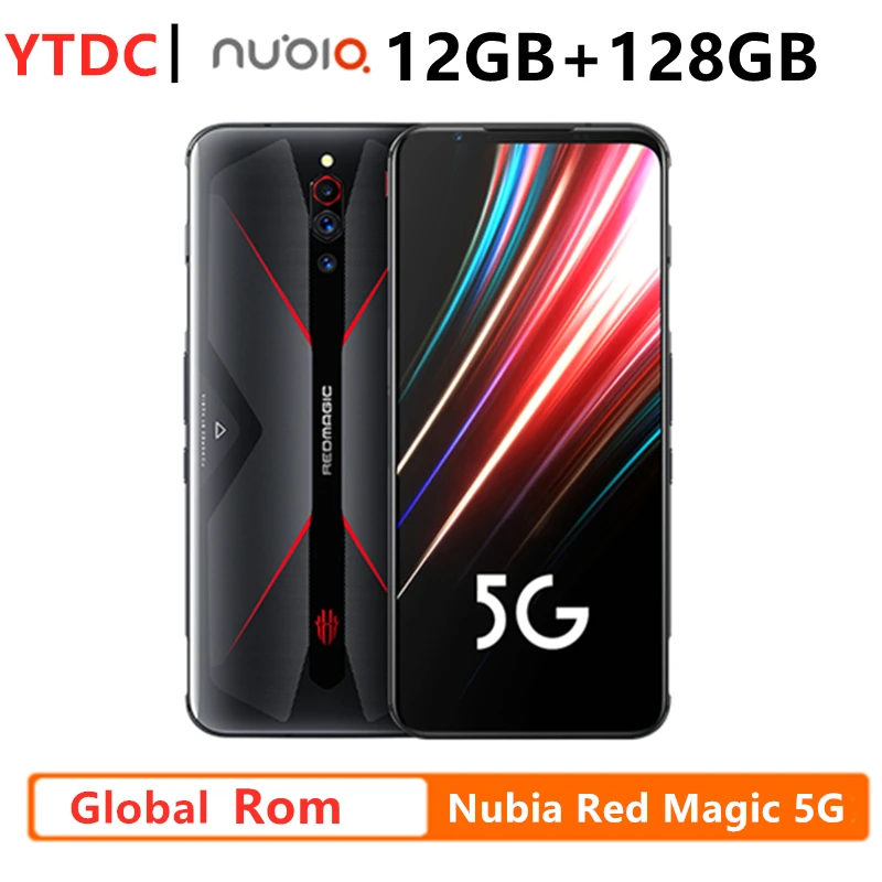 5G Nubia Red Magic NX659J игровой телефон с глобальной прошивкой 144 Гц 12 Гб 128 ГБ 64 мп 6 65 дюйма