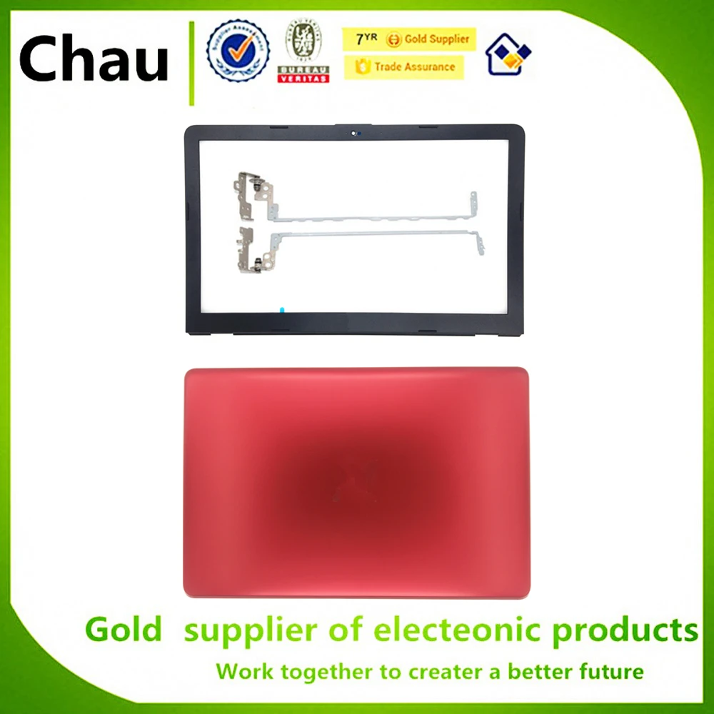 Red A and B and H Chau ноутбук для hp 250 G6 255 G6 256 G6 258 G6 TPN-C129 TPN-C130 ЖК-задняя крышка/ЖК передняя рамка/петли крышка - Цвет: Red A and B and H
