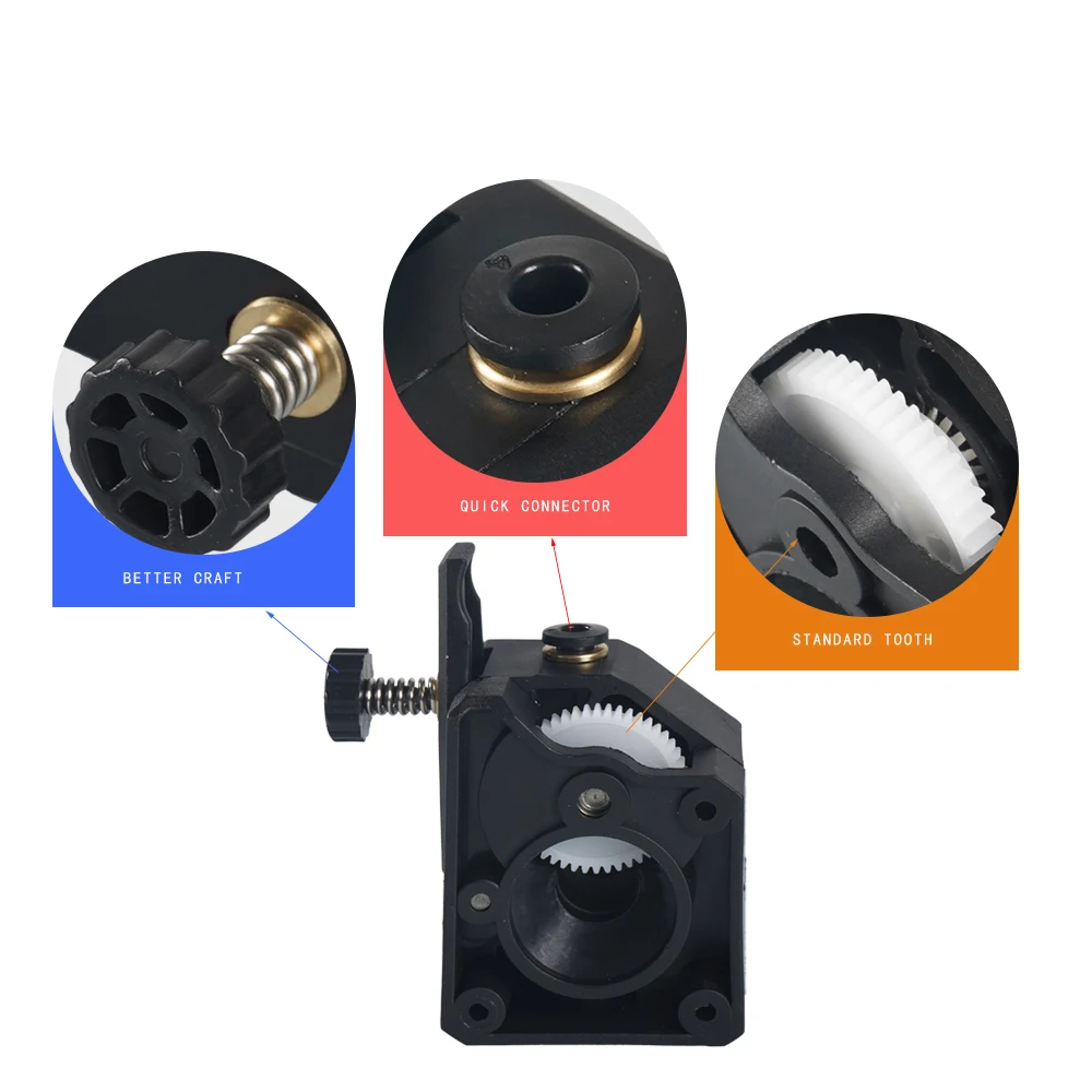 Estrusore Doppia Unit&agrave; Per Stampanti 3D | Per Ender 3 Pro, CR10 | Rapporto 3:1 | Alta Precisione