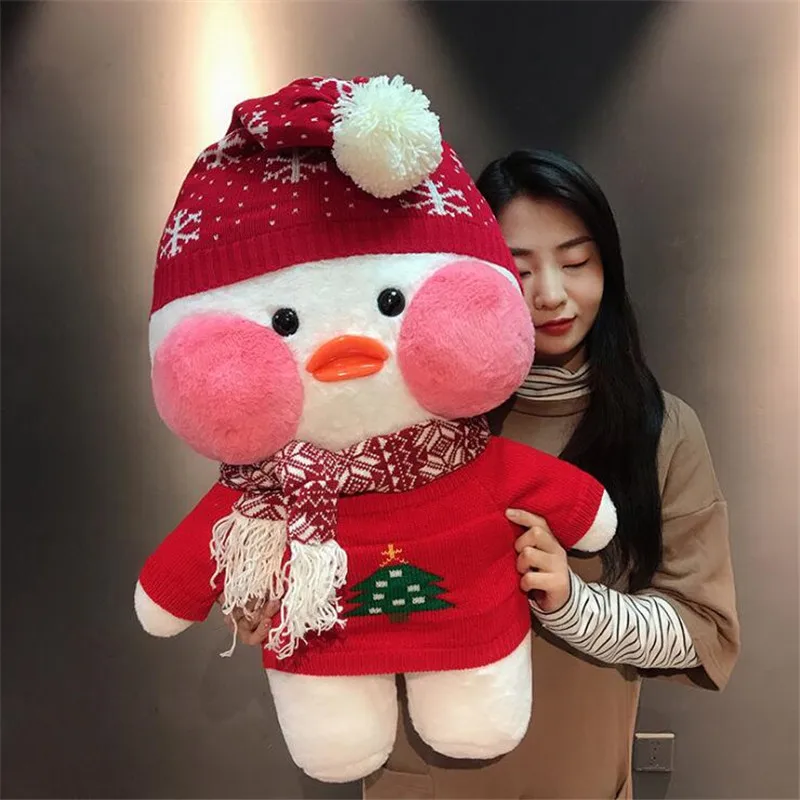 80 см Kawaii супер большой Lalafanfan плюшевые мягкие игрушки кафе Мими утка плюшевые игрушки подарки на день Святого Валентина украшения игрушки для девочек - Цвет: NO.23