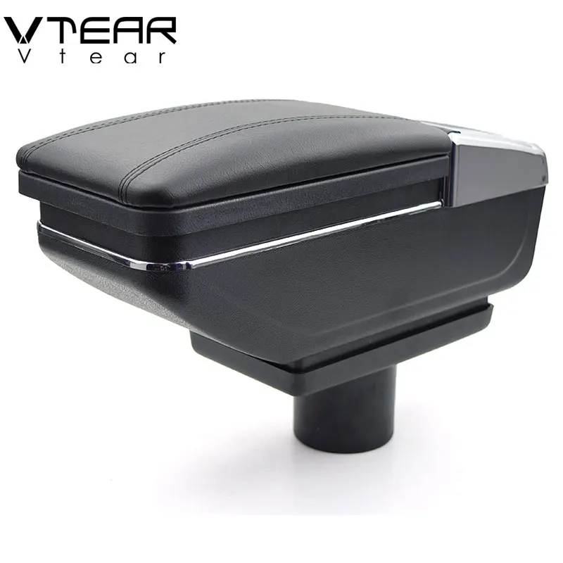 Vtear для Chery A3 автомобильный подлокотник usb интерфейс для хранения подлокотник ящик для хранения Авто подъем поднятая центральная консоль кожа ABS интерьер