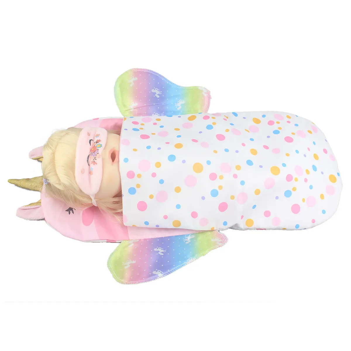 

New Eye Mask And Sleeping Bag For 12 Inch 30CM Baby Alive Doll Toys Doll Accessories
