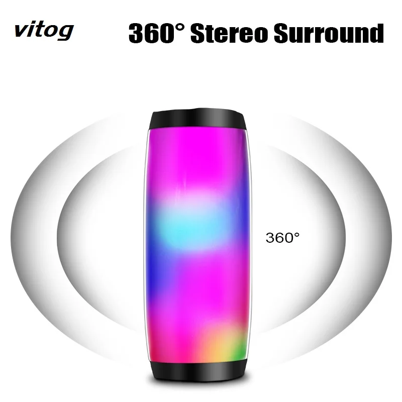 

TG157 Wireless Bluetooth Speaker 3D Stereo support AUX, TF card, USB, FM, Waterproof Music Player Loudspeaker For Phone