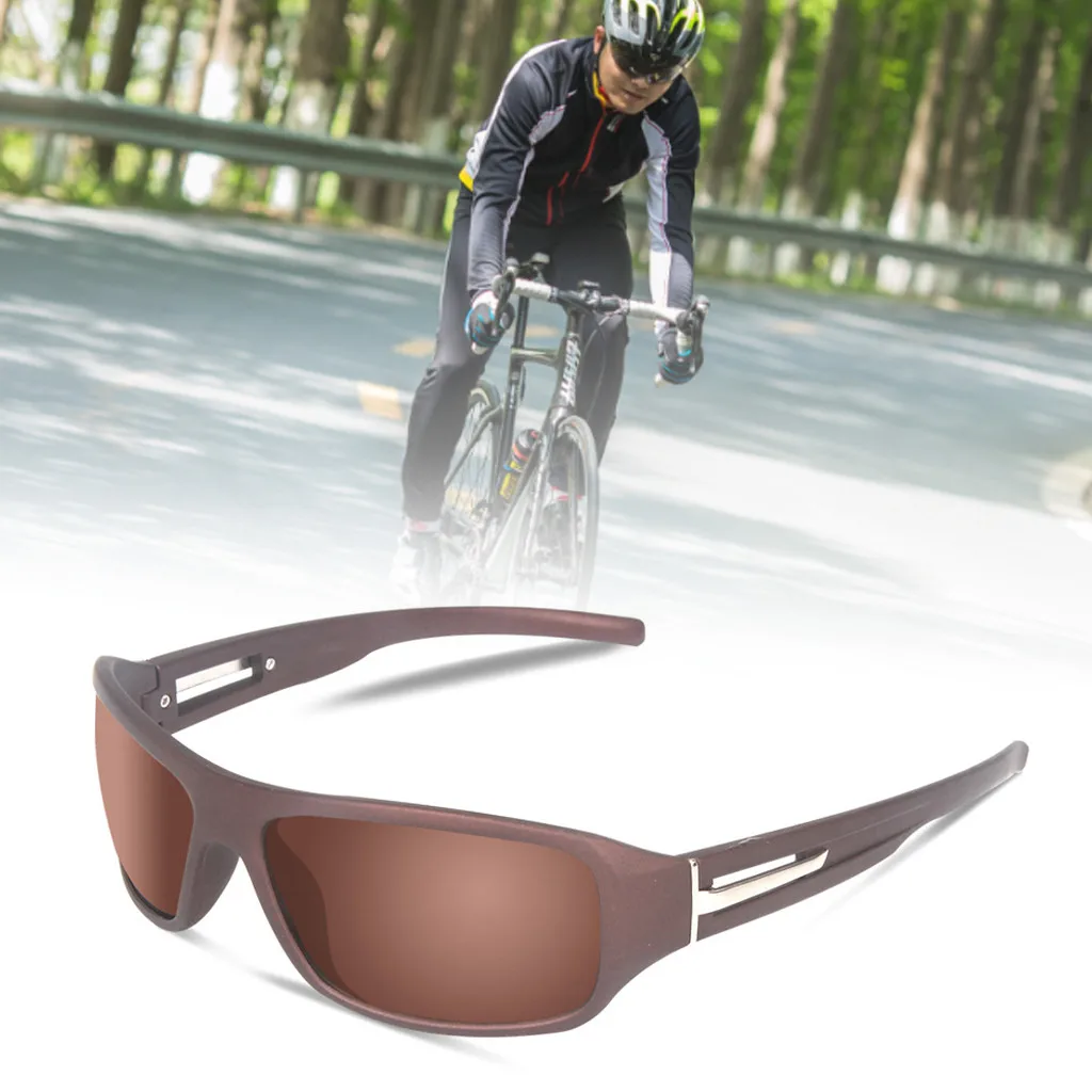 Спортивные солнцезащитные очки унисекс для мужчин и женщин, для рыбалки, бега, ветрозащитные велосипедные очки, легкие стильные и прочные солнцезащитные очки