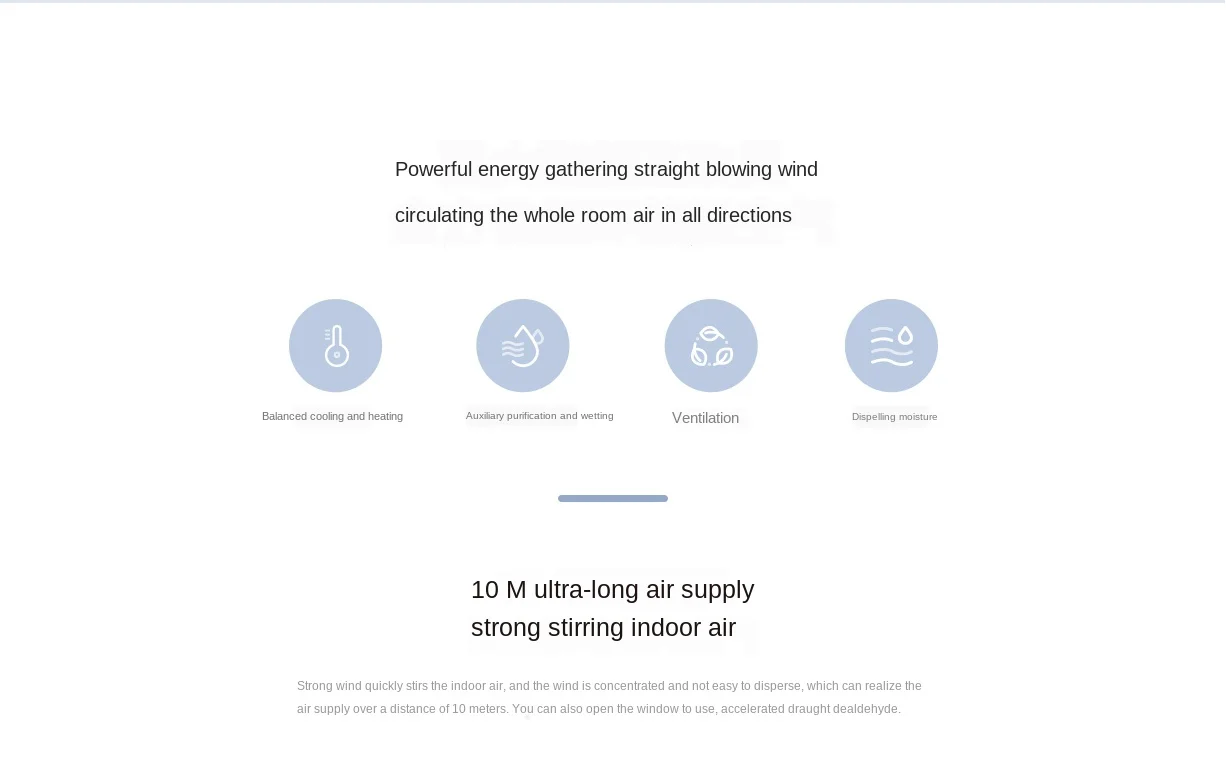 ventilador circulação ar alto volume circulação 3d