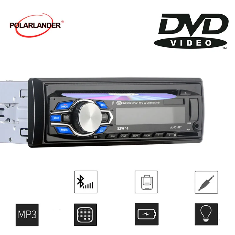 New Bluetooth Car Radio Cd Player 12v 