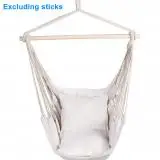 

Outdoor Swing Hanging Hammock Chair Bedroom With Cushion Furniture Home Garden Indoor Adults Kids Thickened Relaxation Portable