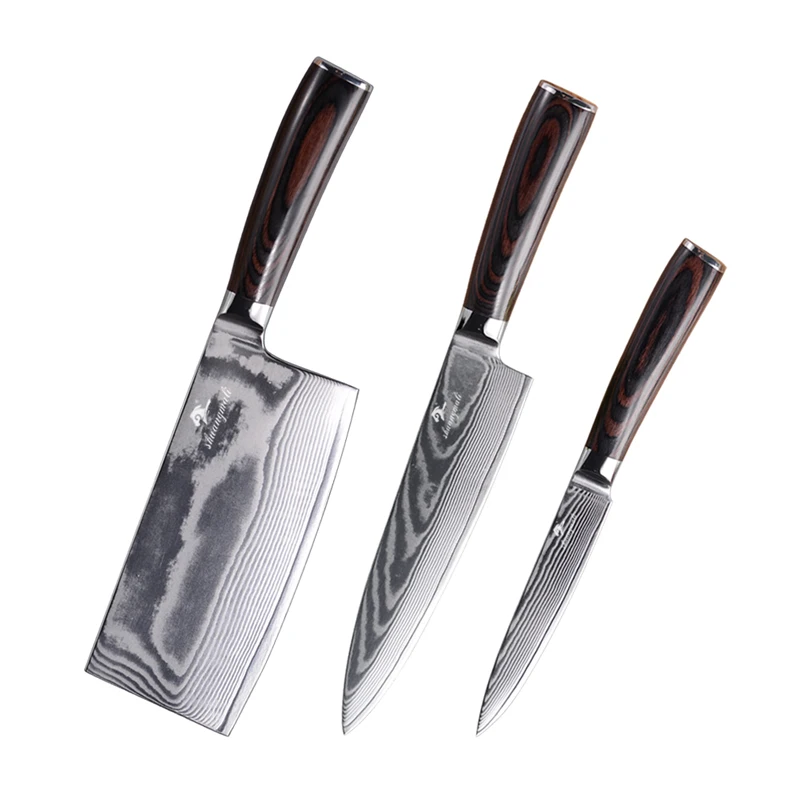 3 pcs knife set