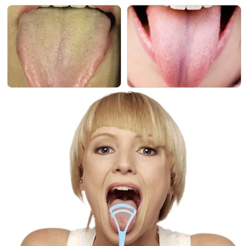 

1/2PCS Tongue Cleaner Scraper Wider Design Brush Oral Clean Brush Hygiene Bad Breath Reusable Durable Health Care Tools