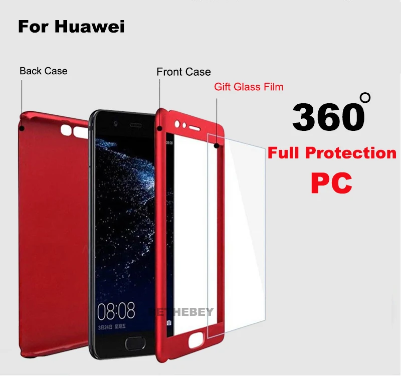 Чехол с полным покрытием 360 градусов для Huawei P30 pro lite nova 4e p smart 2019 ударопрочный