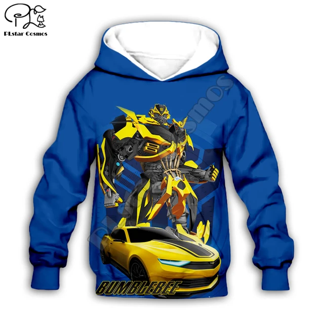 Kids Set Children Bumblebee Print 3D Hoodie Jacket baby boy Girl Pullover cartoon Sweatshirt tracksuit family shirt pants shorts