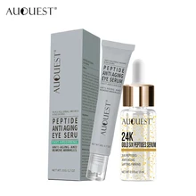 AuQuest в одночасье глазами увлажняющая маска с гиалуроновой кислотой 24k Gold Сыворотки сияние уход за кожей лица эссенция