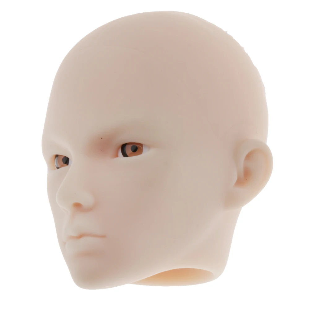 1/6 Vinyl Head Sculpt Makeup Practice Training Doll for 12