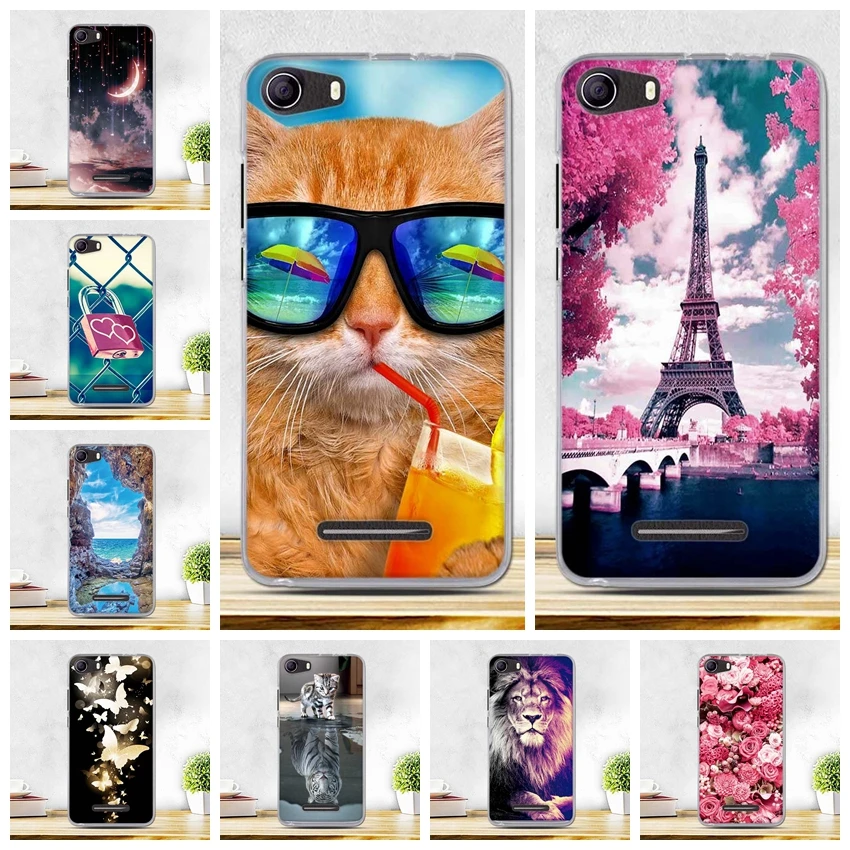 Мягкий Тонкий силиконовый чехол для BQ 5065 женский с цветами Choice BQS 5065|case for bq|silicone