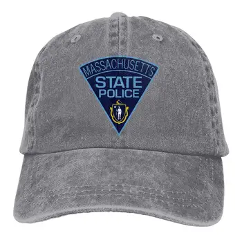 

Massachusetts State Police Adjustable Dad Hat Denim Hat Baseball Cap