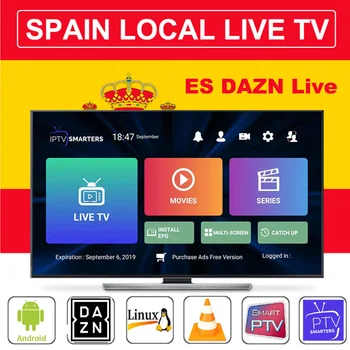 

Stable Europe IPTV Spain abonnement XXX M3u Subscription DAZN Spain Movistar Alquiler For H96 MAx X96 Smart IPTV Smarters MAG E2