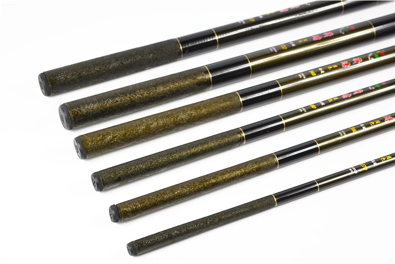 High Quality Telescopic Hand Fishing Pole Strong Fiberglass Fishing Rod Stick 2.7M-7.2M (The Carbon 99% Label is Wrong.) (5)